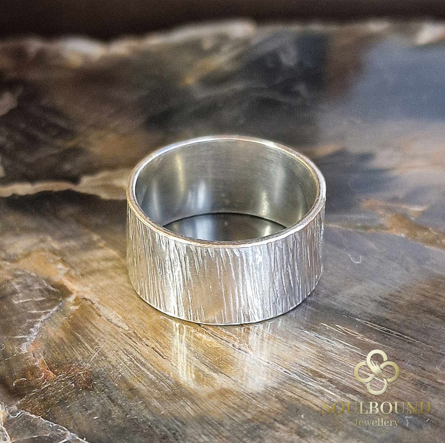Textured Sterling Silver Ring