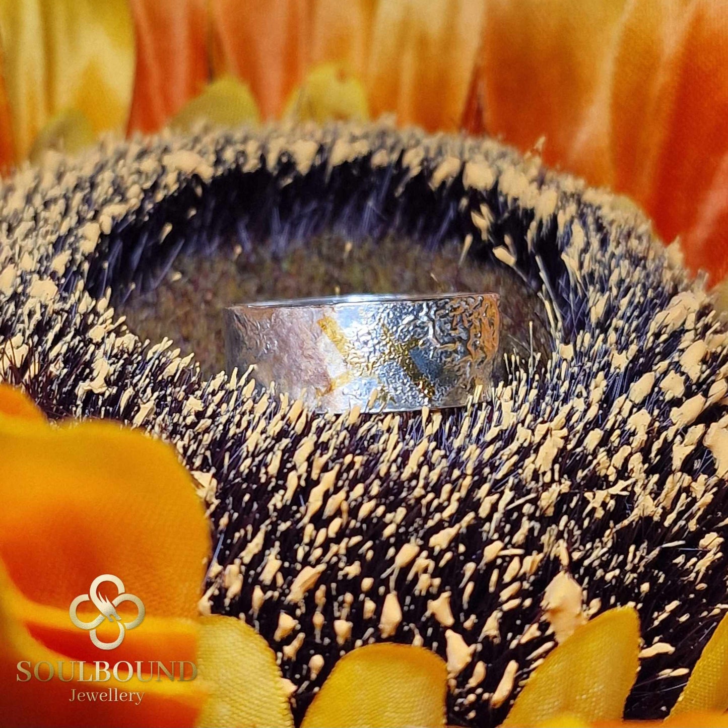 Sterling Silver Keum Boo Ring