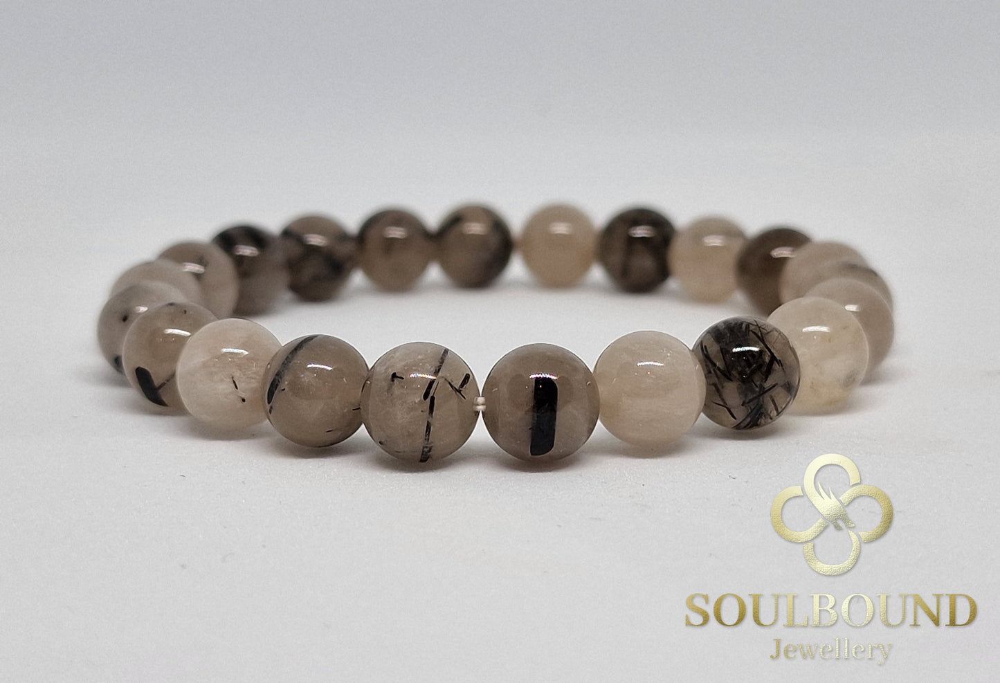 Black Rutile Crystal Bracelet