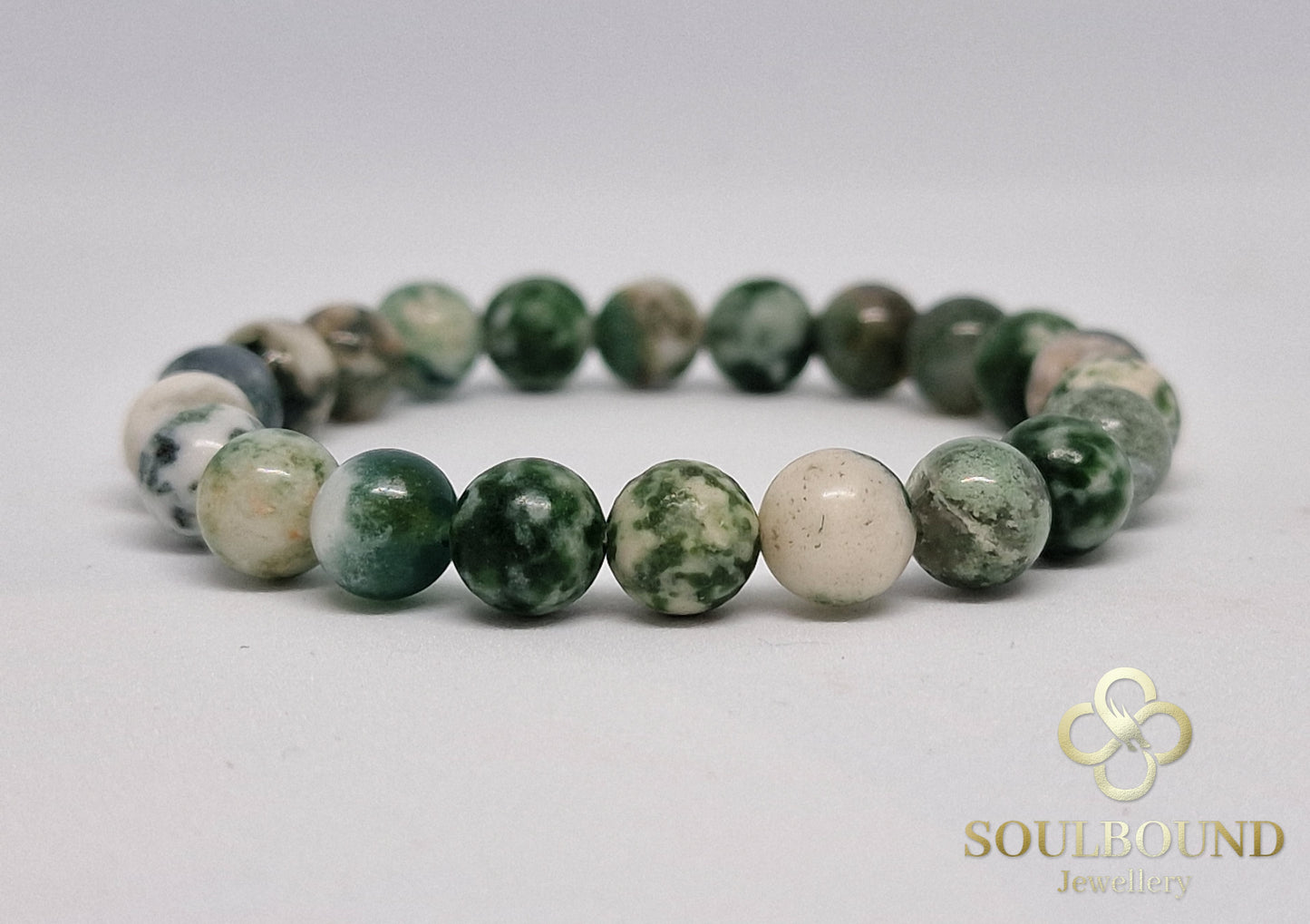Moss Agate Crystal Bracelet