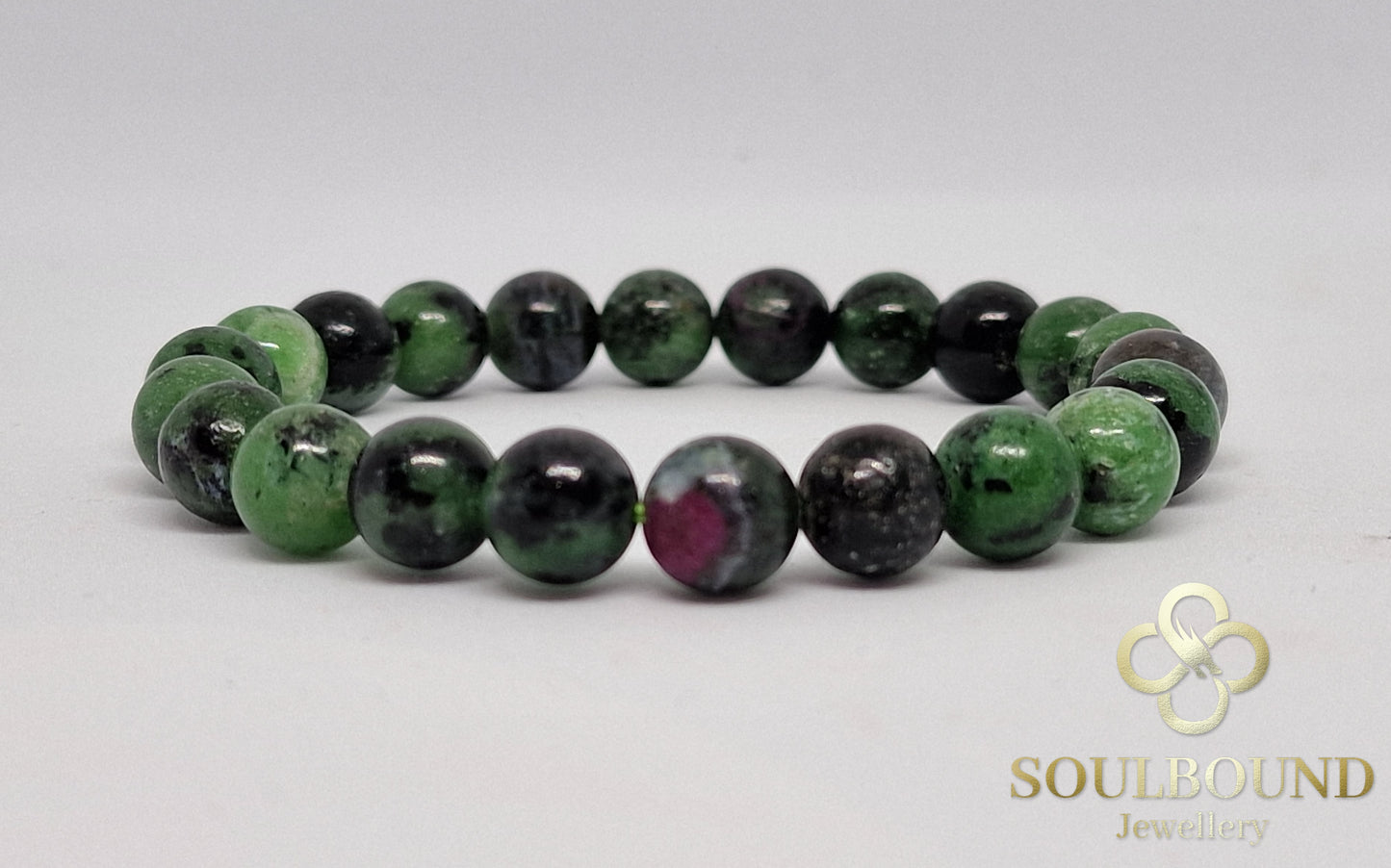 Ruby Zoisite Crystal Bracelet