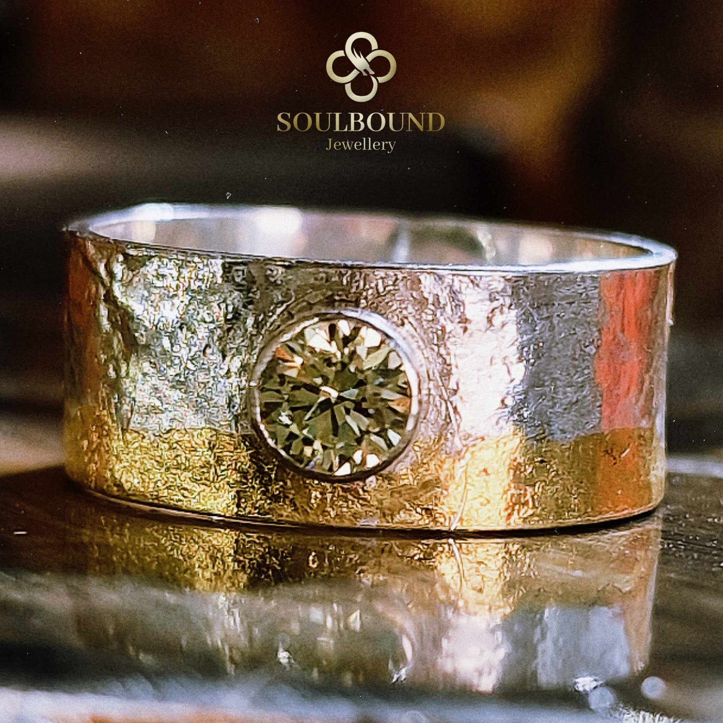 Sterling Silver Reticulated Peridot Ring
