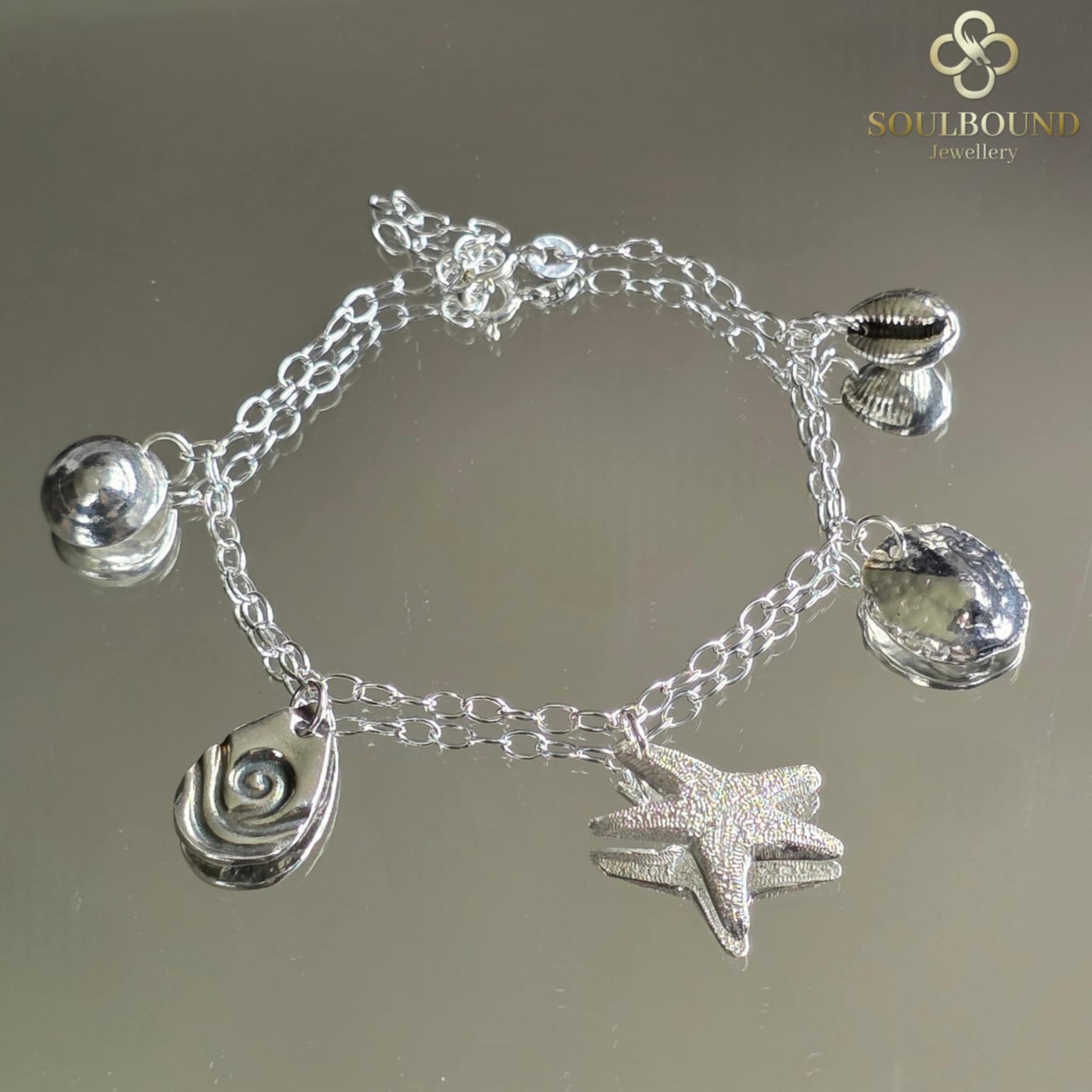 Shetland Seashell Charm Bracelet