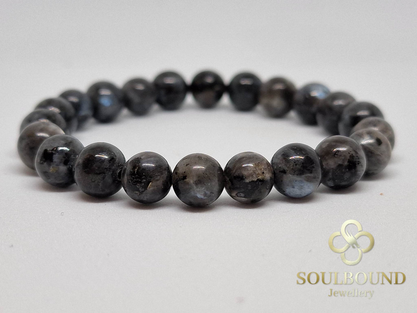 Larvakite Crystal Bracelet
