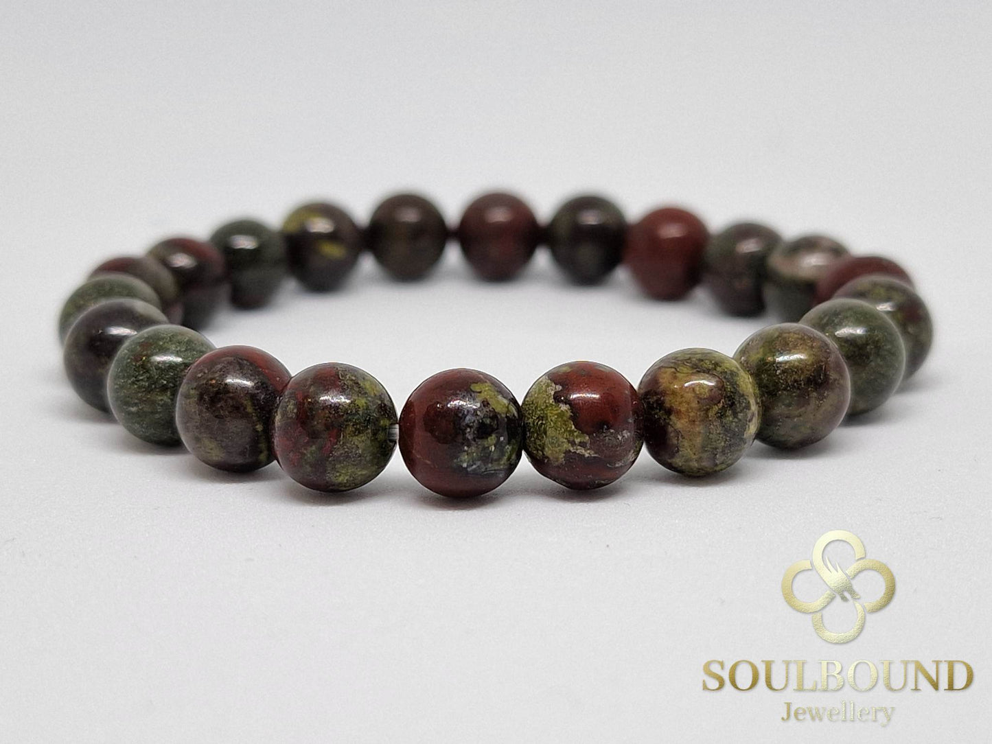 Dragon Bloodstone Crystal Bracelet