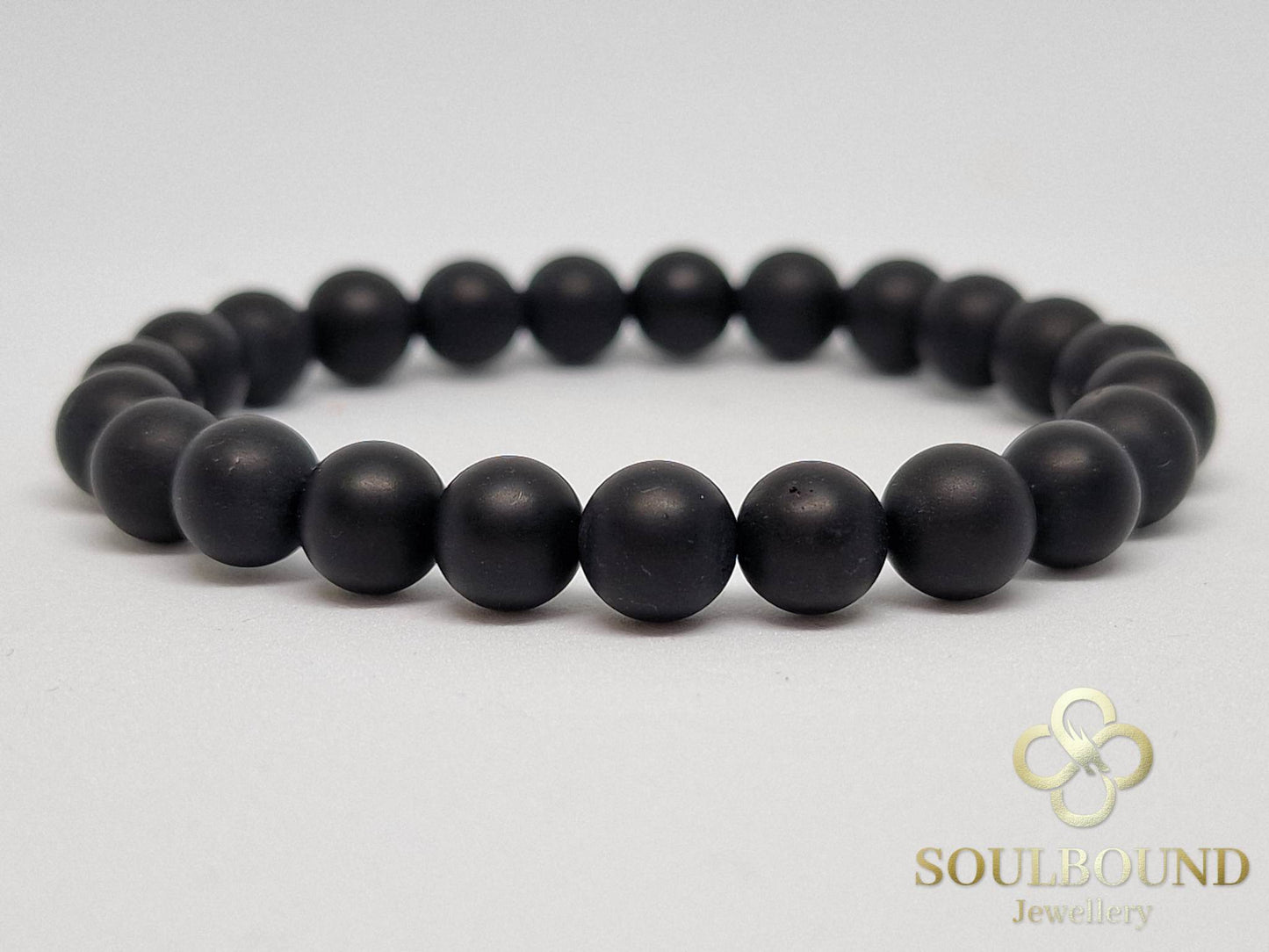 Matt Black Onyx Crystal Bracelet