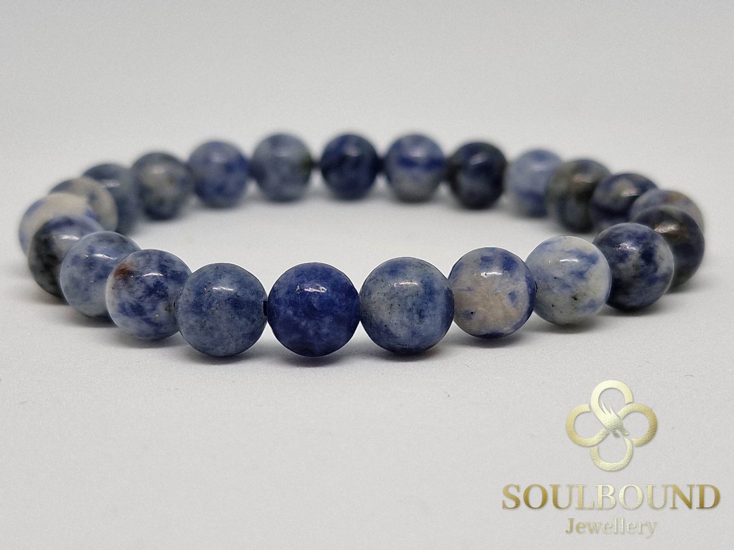 Blue Dot Jasper Crystal Bracelet