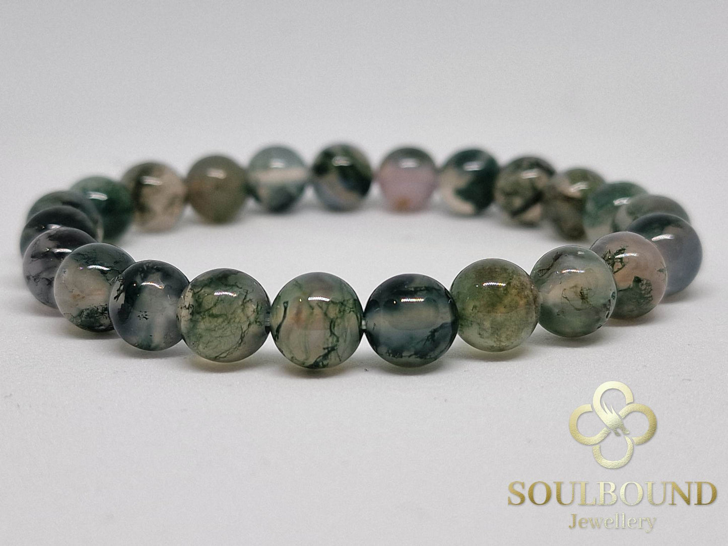 Moss Agate Crystal Bracelet