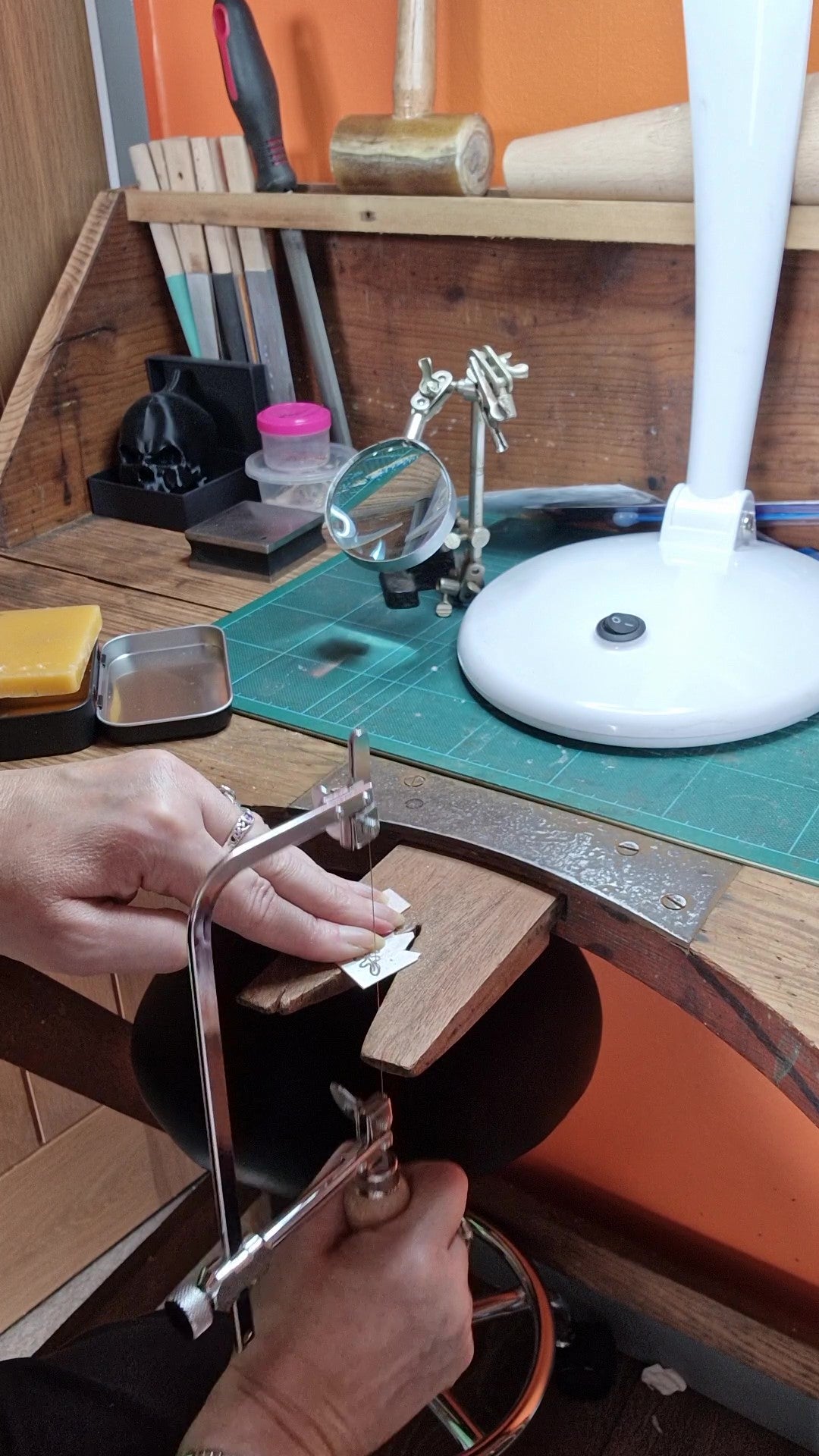 Work on the bench