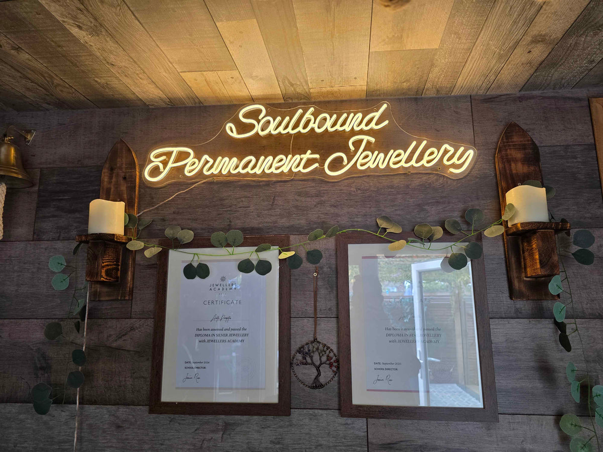 Soulbound Permanent Jewellery Sign