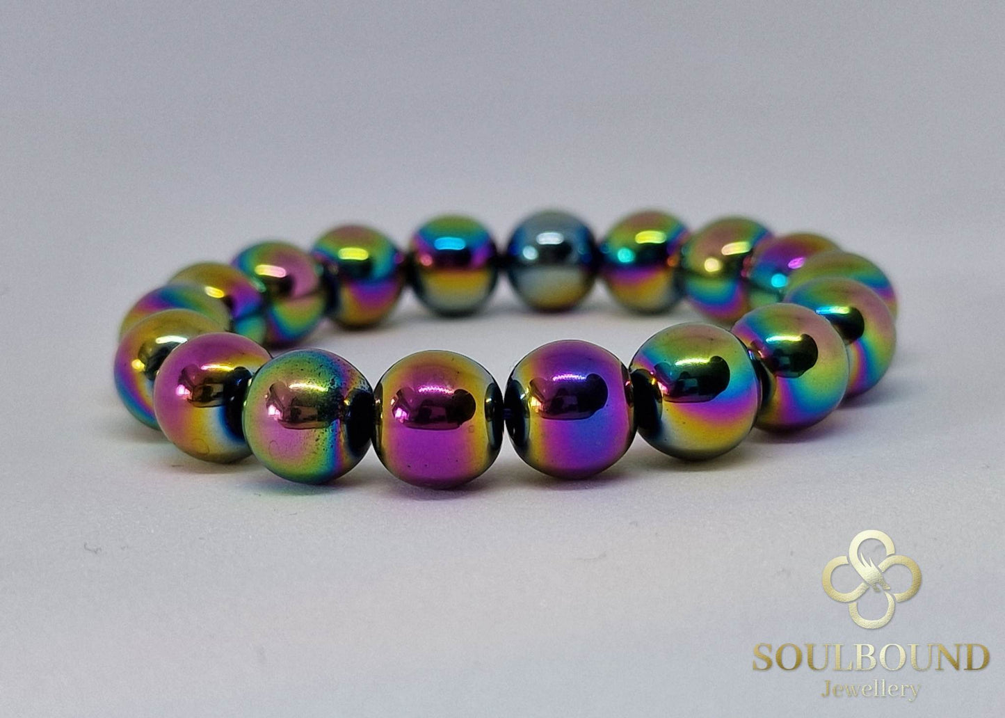 Rainbow Hematite Crystal Bracelet