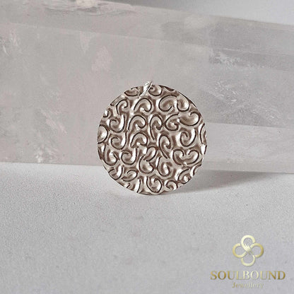 Fine Silver Keum Boo Necklace