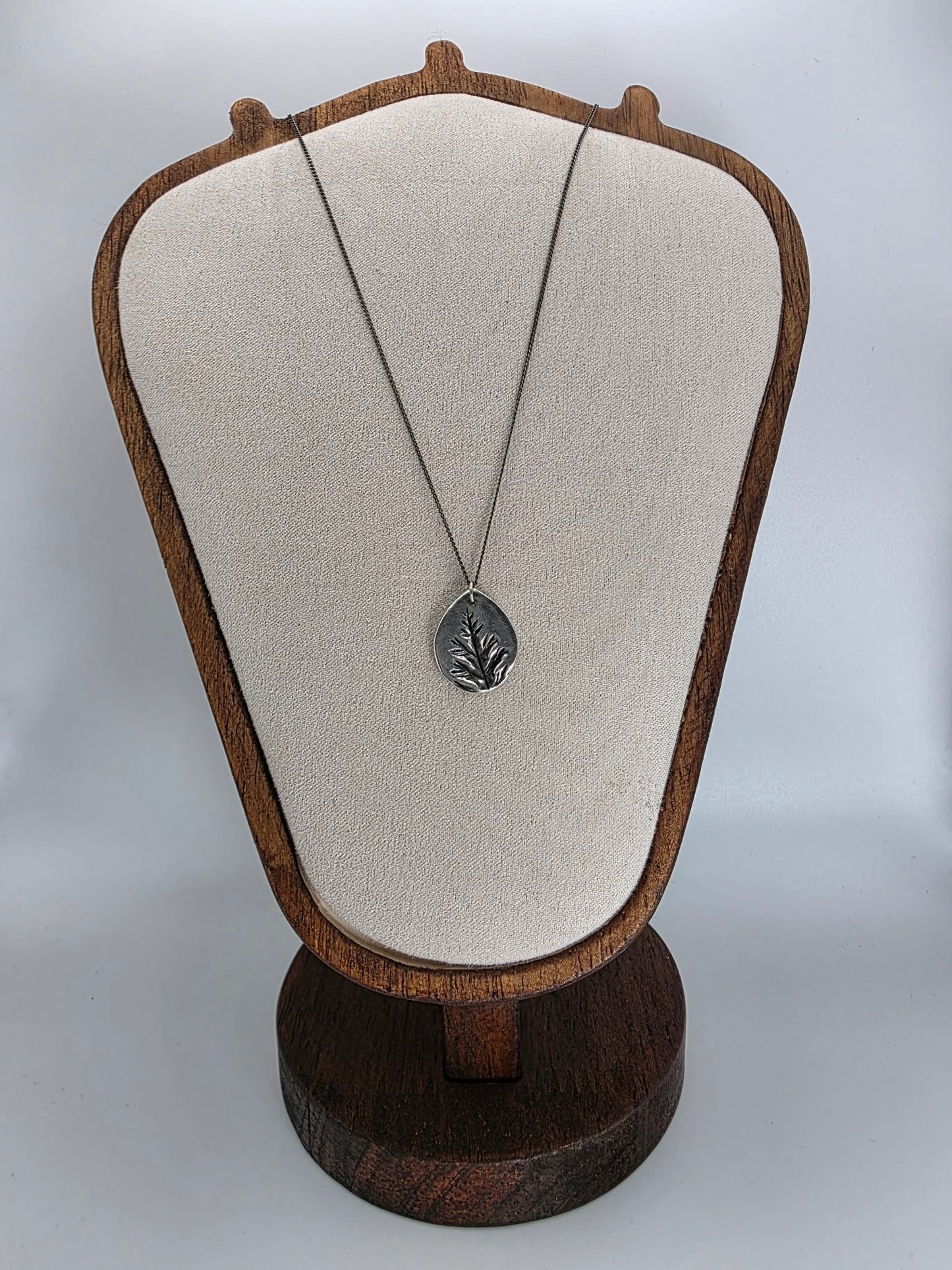 Fern Print Necklace