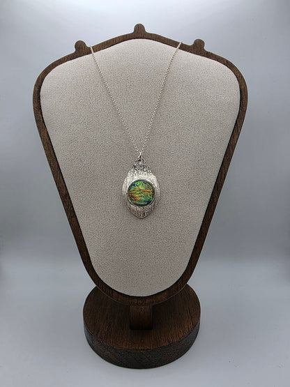 Dichroic Glass Necklace