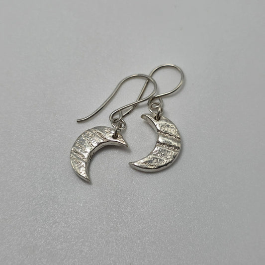 Silver Moon Earrings