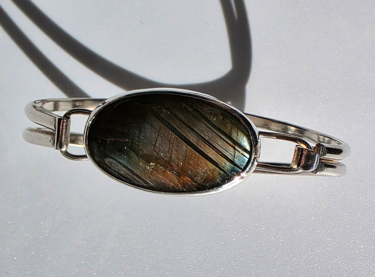 Sterling Silver Labradorite Bracelet