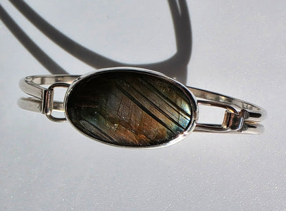 Sterling Silver Labradorite Bracelet