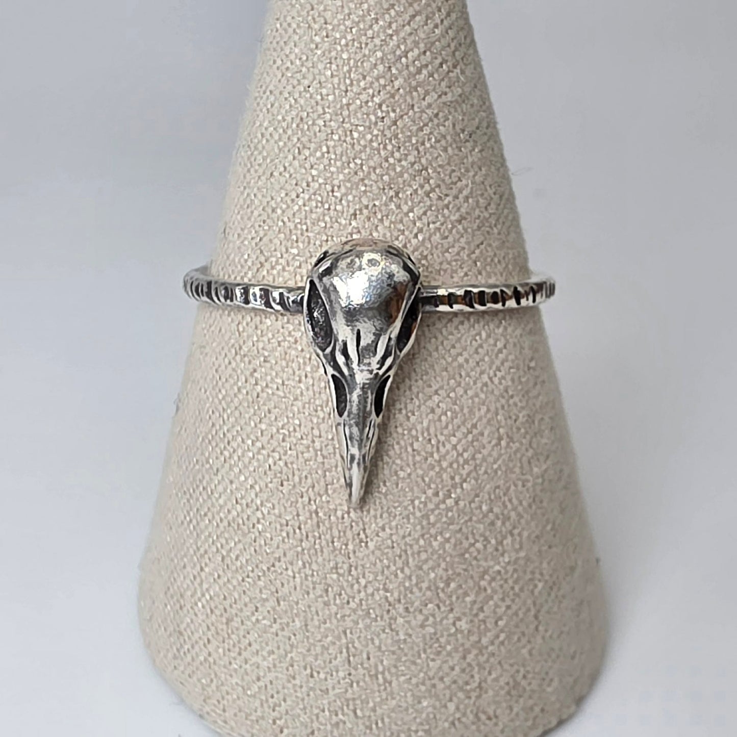 Crow Skull Ring