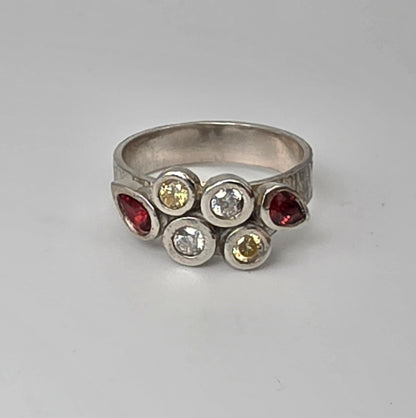 Gem Cluster Ring