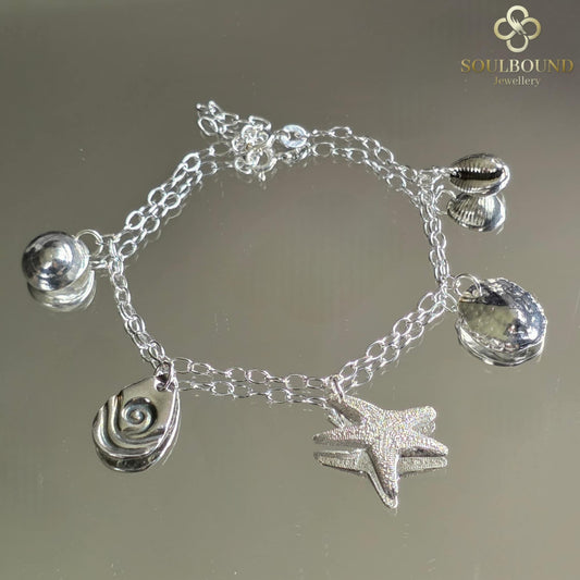 Shetland Seashell Charm Bracelet