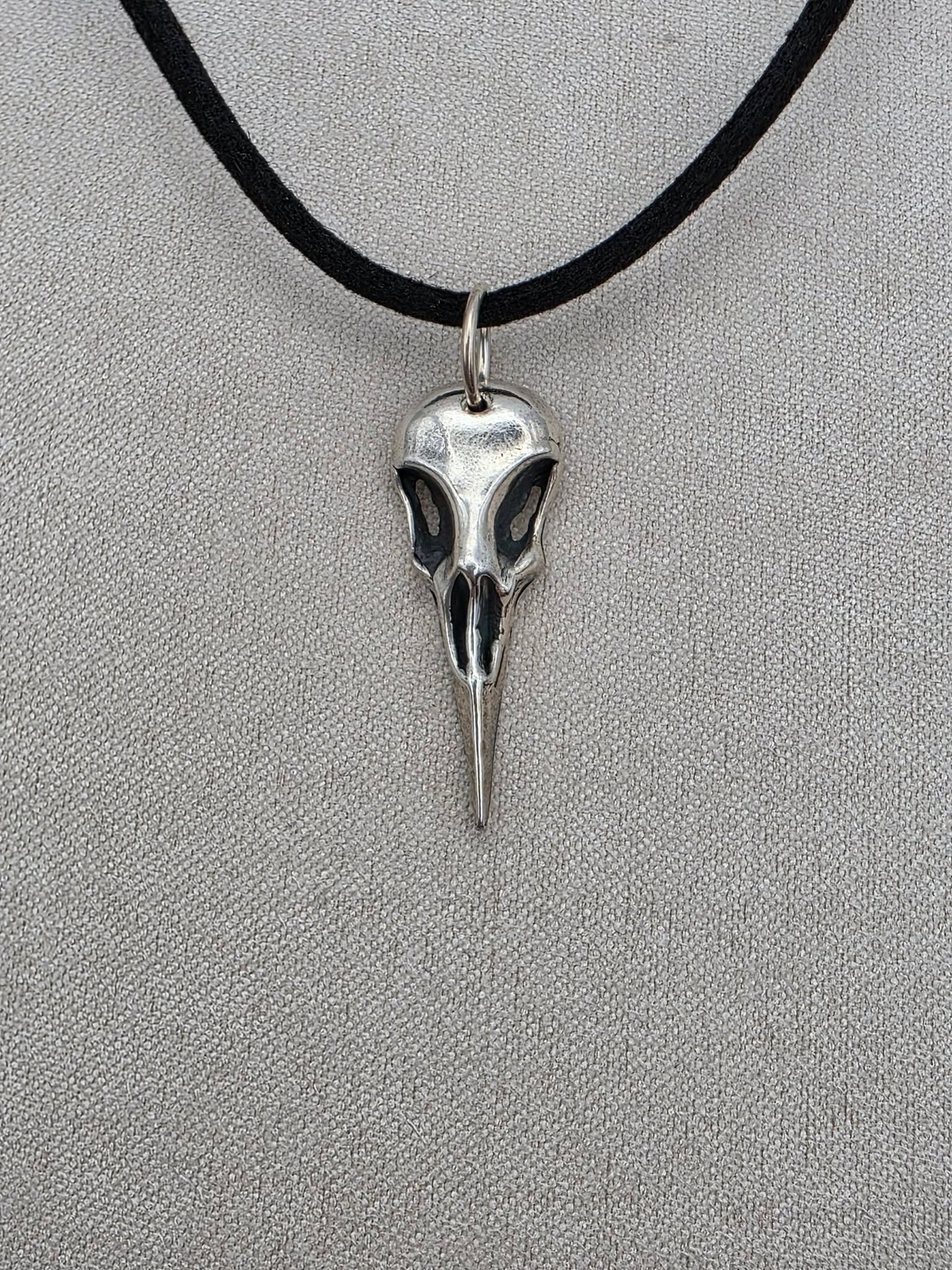 Crow Skull Necklace
