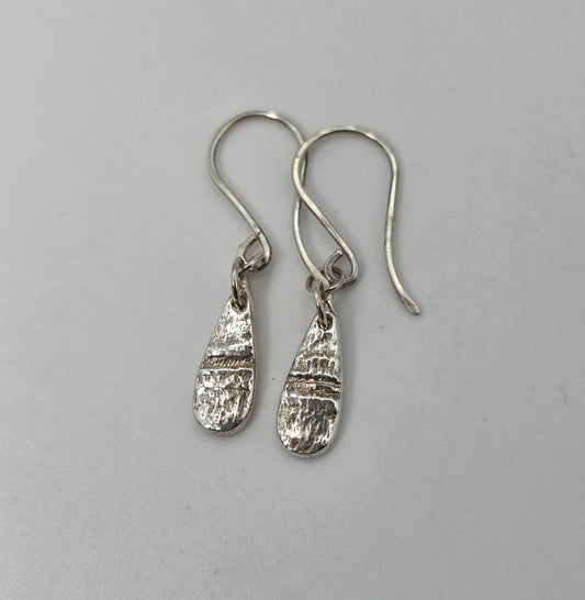 Silver Teardrop Earrings