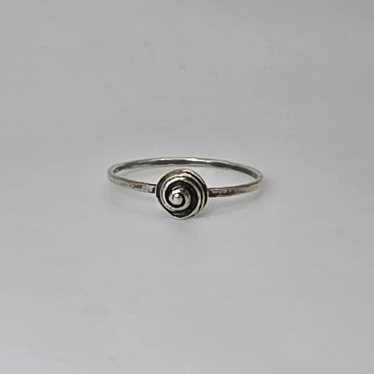 Silver Shell Ring